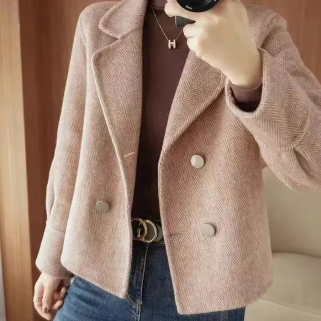 Casaco Feminino Inverno de Lã Bessie