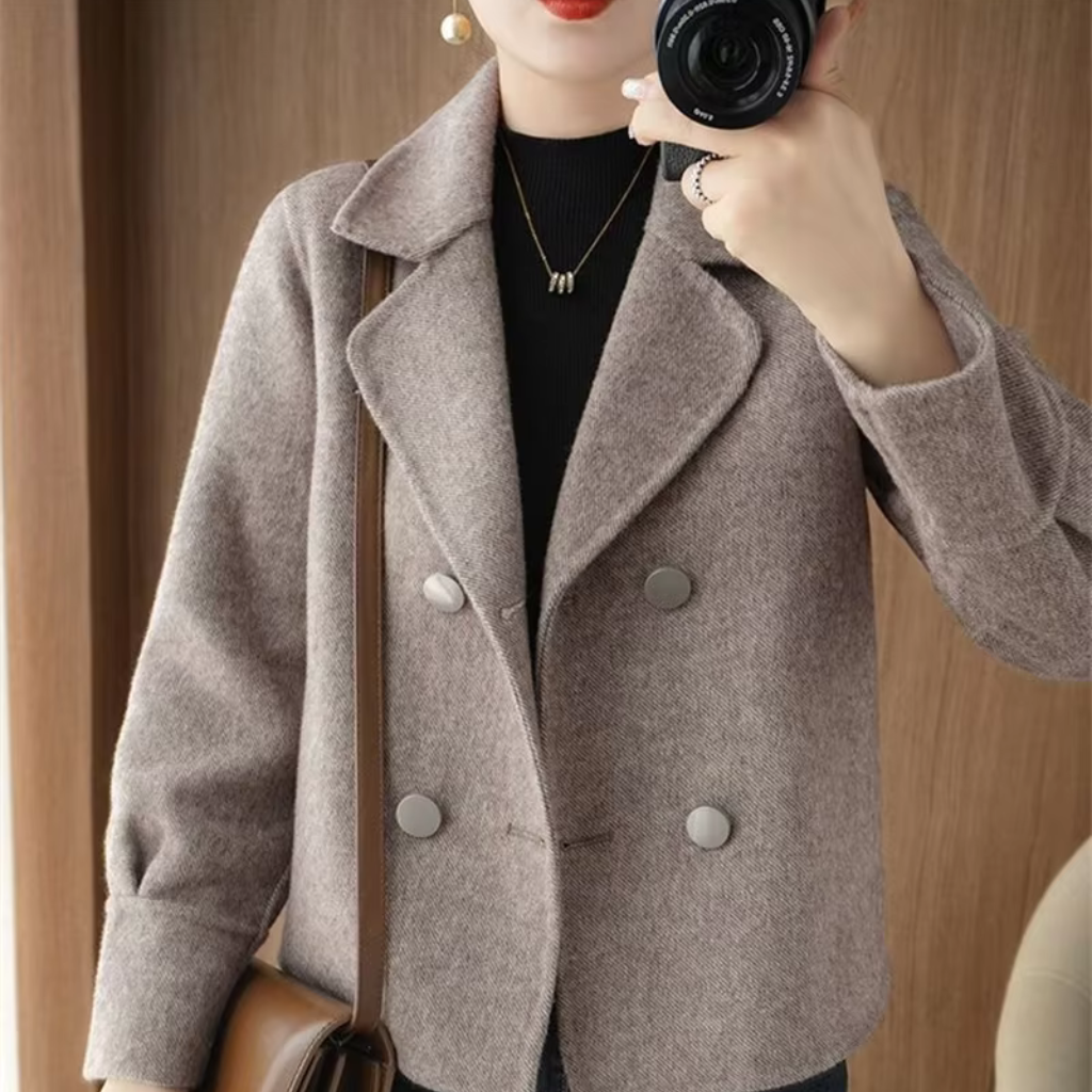 Casaco Feminino Inverno de Lã Bessie