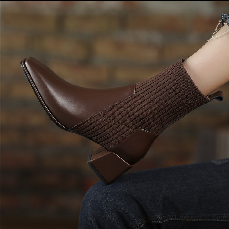Bota Feminina Dallas Texana Western Cano Curto com Malha