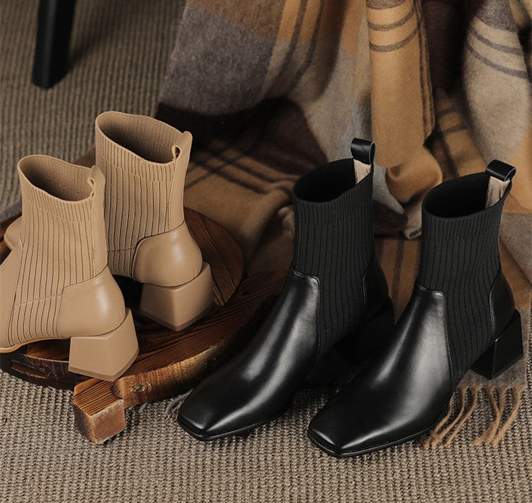 Bota Feminina Dallas Texana Western Cano Curto com Malha