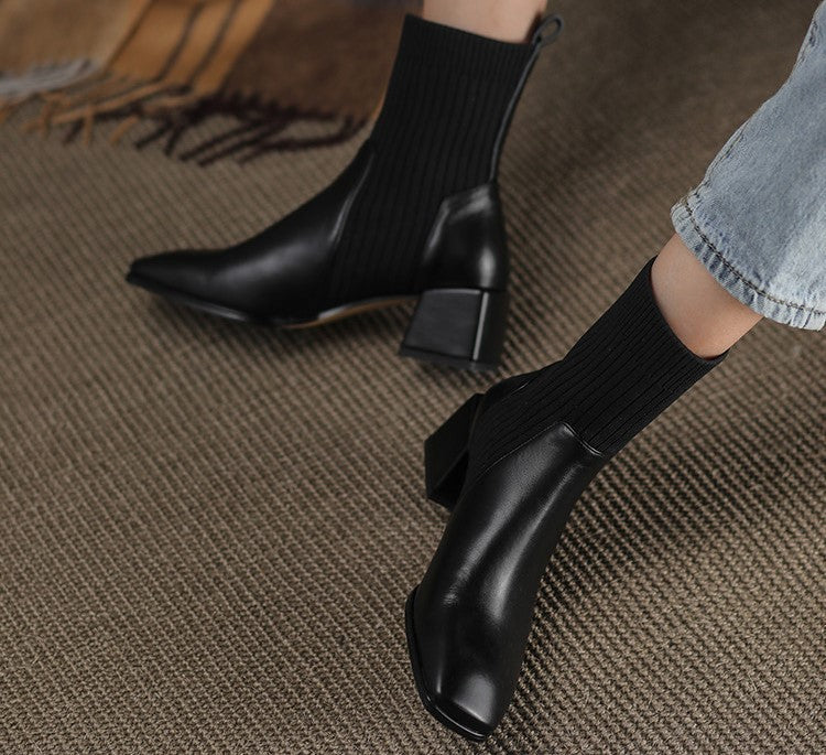 Bota Feminina Dallas Texana Western Cano Curto com Malha