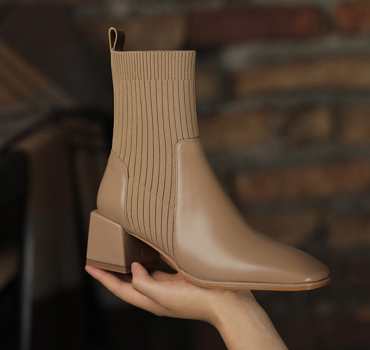 Bota Feminina Dallas Texana Western Cano Curto com Malha