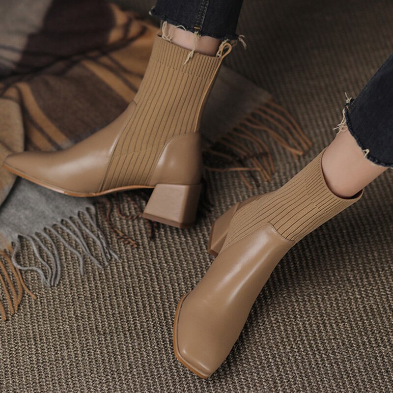 Bota Feminina Dallas Texana Western Cano Curto com Malha