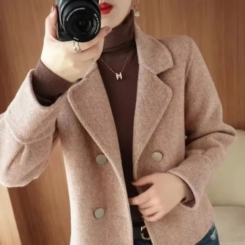 Casaco Feminino Inverno de Lã Bessie