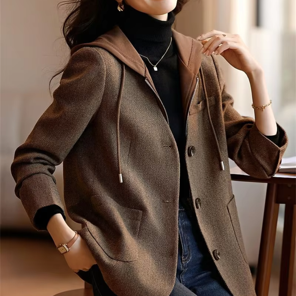 Casaco Feminino Inverno de Lã Bella