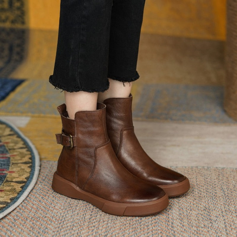 Bota Feminina Atena Cano Curto