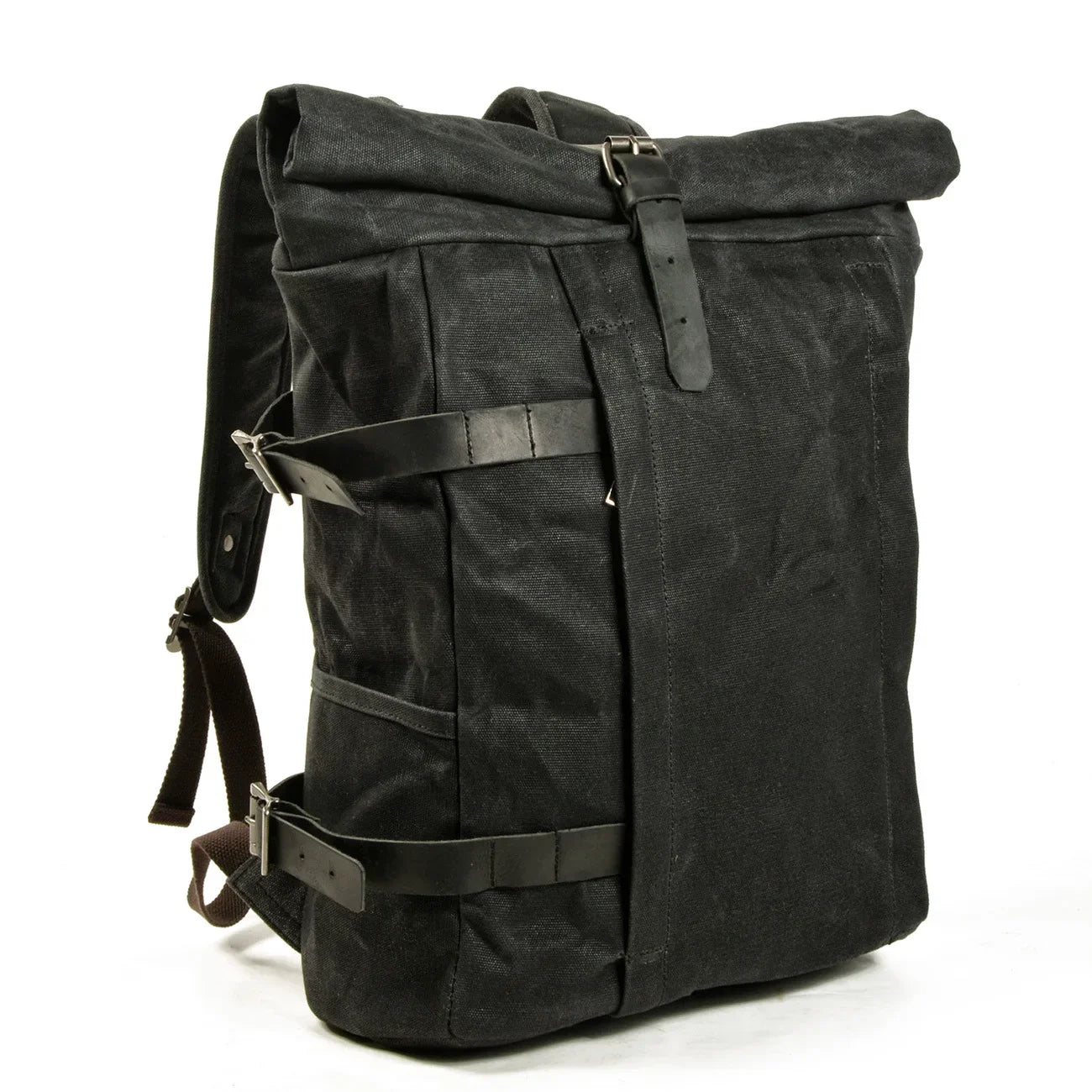 Mochila de Lona Masculina Vintage Explorer