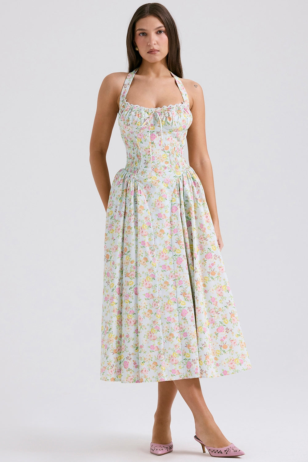 Vestido Feminino Midi Antonieta