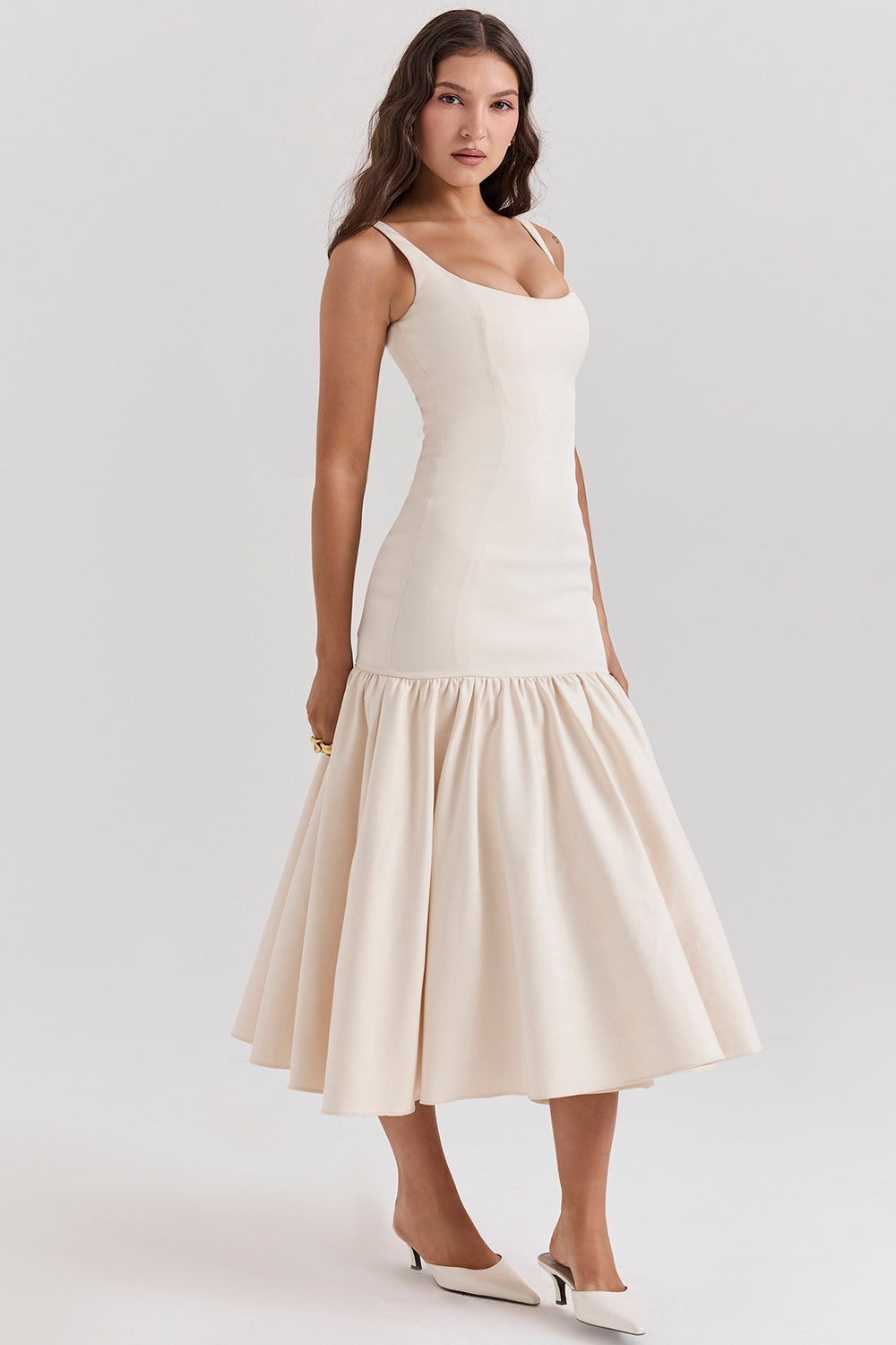Vestido Feminino Midi Clara