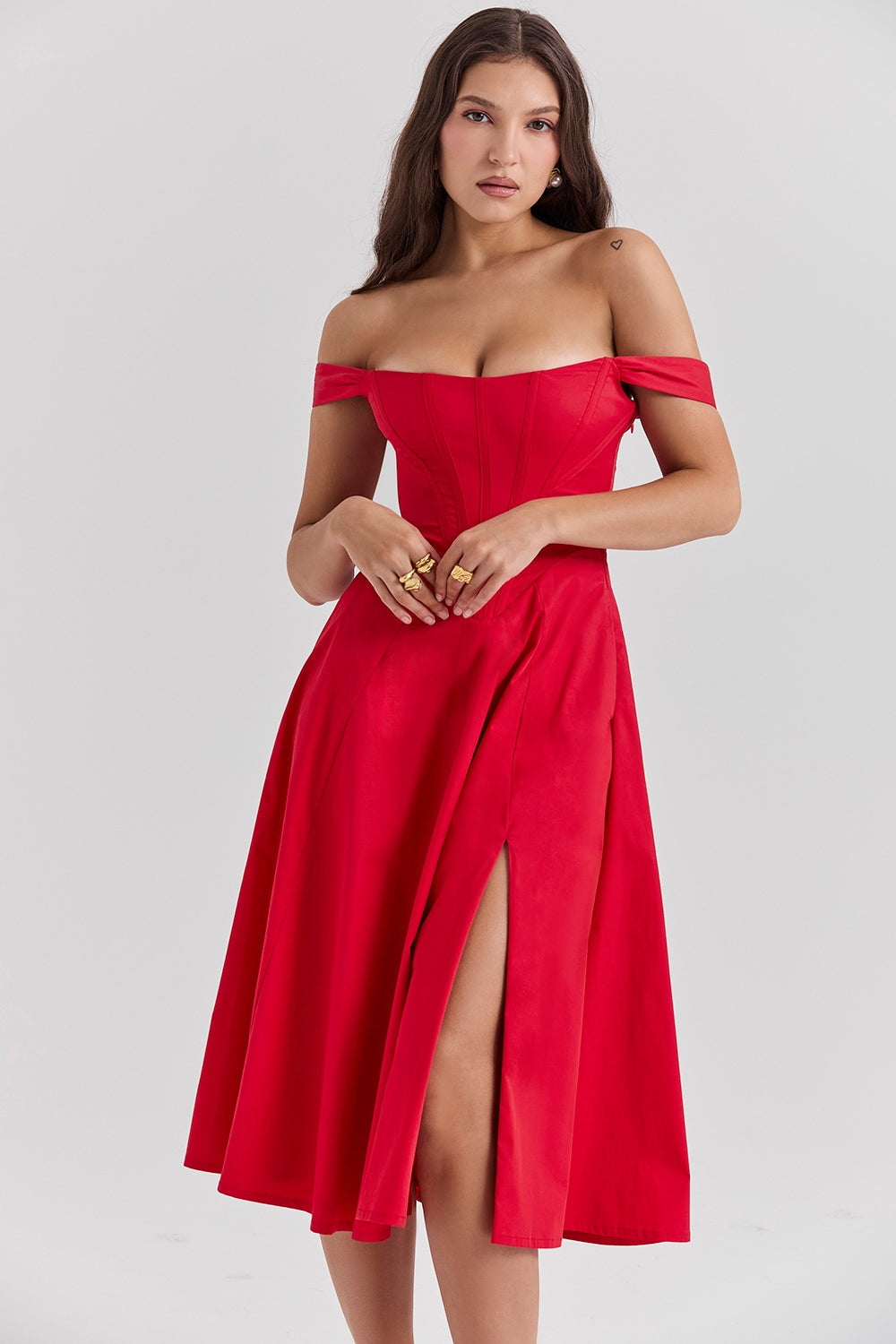 Vestido Feminino Midi Cupido